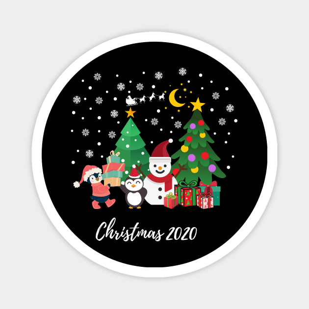 Christmas t-shirt, Merry christmas t-shirt. Magnet by DakhaShop